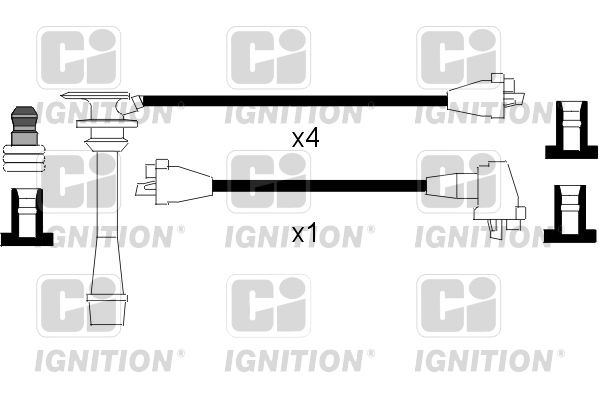 QUINTON HAZELL Süütesüsteemikomplekt XC861